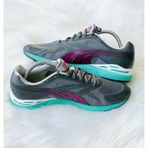 PUMA Bioweb Men Sz 8.5 Women Sz 10 Gray/Aqua  186943-10 Running  Sneaker Shoe